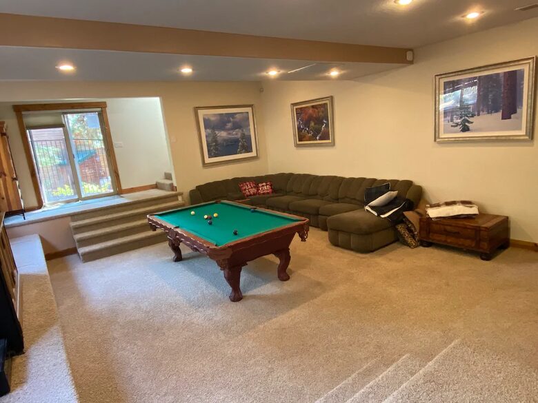 Home Exchange in South Lake Tahoe, CA, recreation room