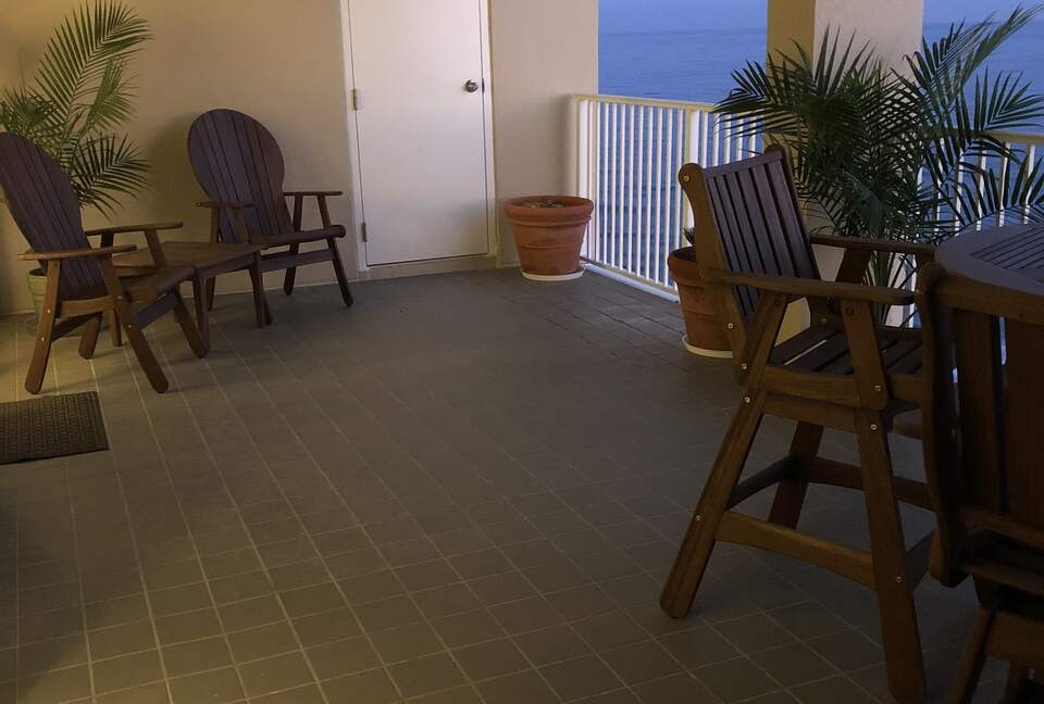 Home Exchange in Orange Beach, AL, large back deck