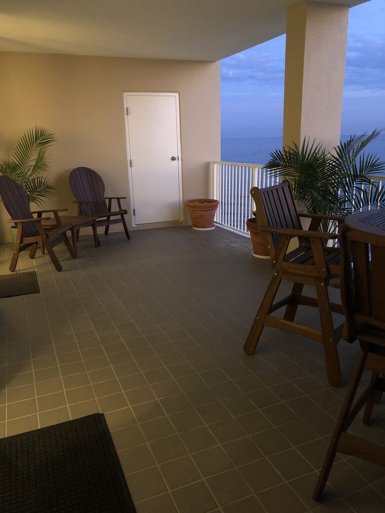 Home Exchange in Orange Beach, AL, large back deck