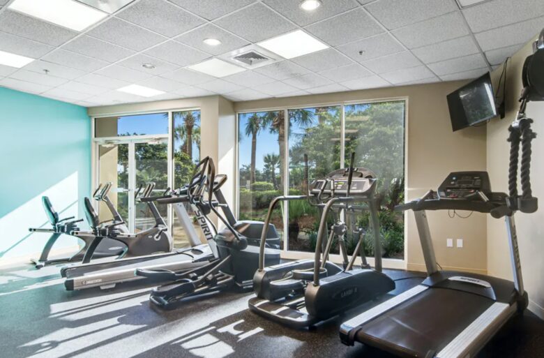 Home Exchange in Miramar Beach, FL, complex fitness room