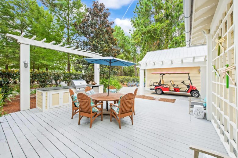 Home Exchange in Santa Rosa Beach, FL, patio and grill