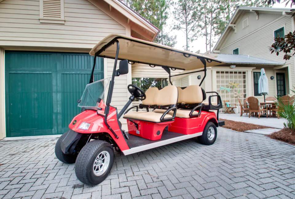 Home Exchange in Santa Rosa Beach, FL, golf cart