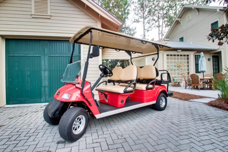 Home Exchange in Santa Rosa Beach, FL, golf cart