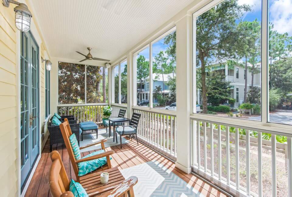 Home Exchange in Santa Rosa Beach, FL, front porch