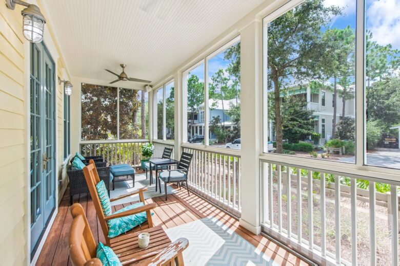 Home Exchange in Santa Rosa Beach, FL, front porch