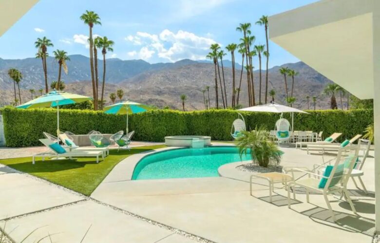 Home Exchange in Palm Springs, CA, mountain views