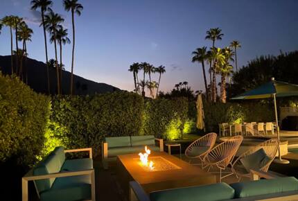 Home Exchange in Palm Springs, CA, fire pit