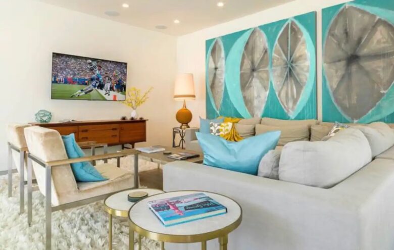 Home Exchange in Palm Springs, CA, art work from local artist