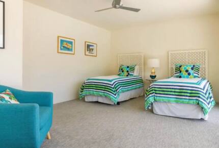 Home Exchange in Palm Springs, CA, twin bedroom