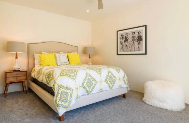 Home Exchange in Palm Springs, CA, guest bedroom with en suite