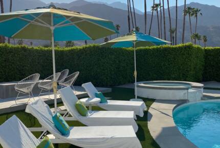 Home Exchange in Palm Springs, CA, lounge area