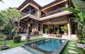 Home exchange in Ubud, Bali, 3 bedroom 3 bathroom sleeps 7