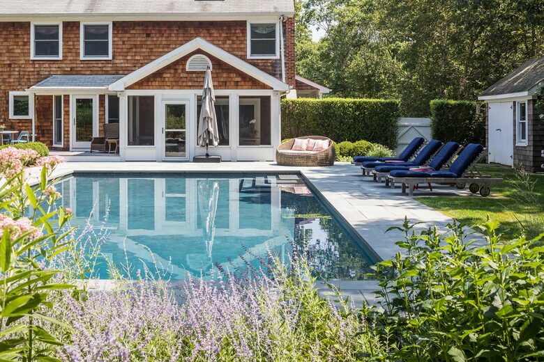 Home Exchange in Sag Harbor, NY, storybook backyard