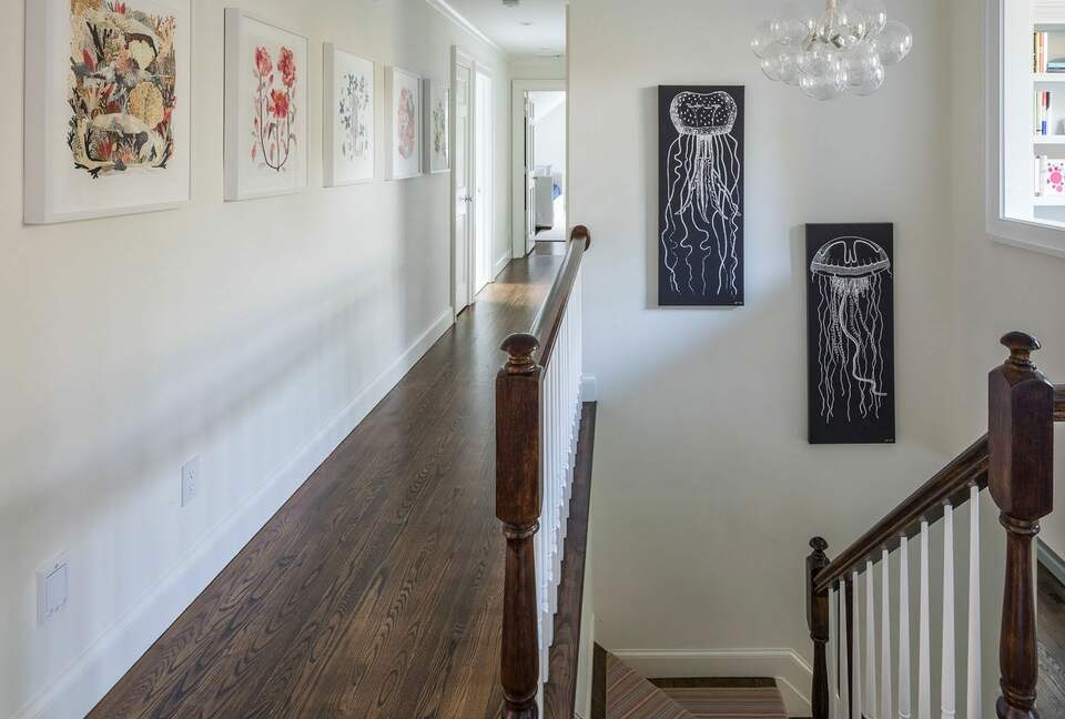 Home Exchange in Sag Harbor, NY, upstairs hallway