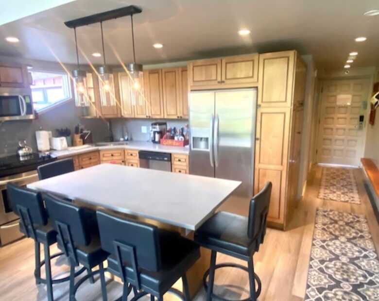 Home Exchange in Snowmass, CO, stainless steel appliances in kitchen