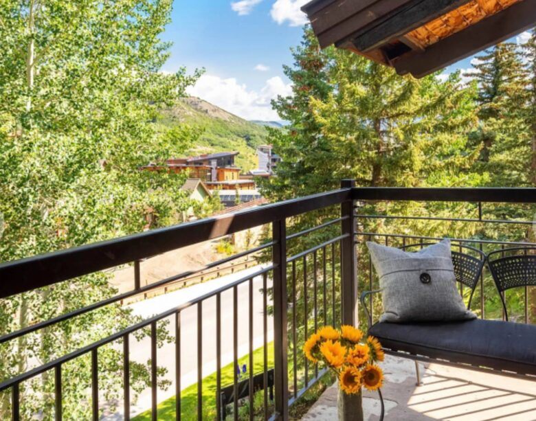 Home Exchange in Snowmass, CO, views off patio