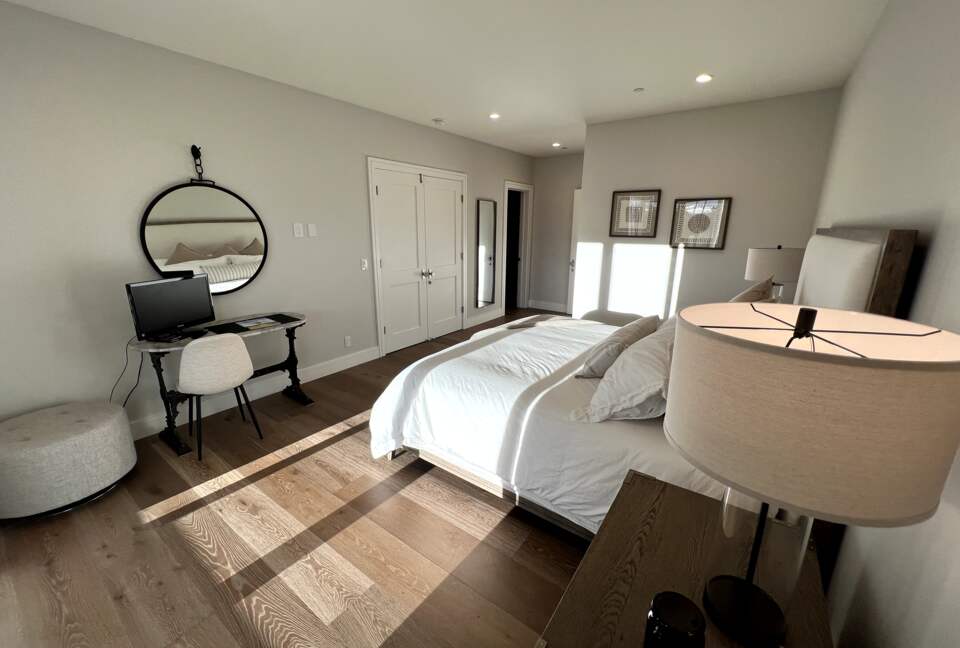 Bedroom Suite #2 (lower level) w/ King bed & desk