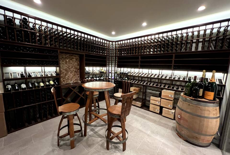 Temperature controlled wine room