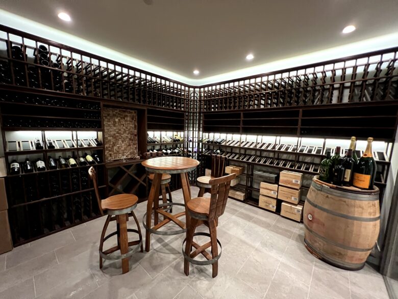 Temperature controlled wine room