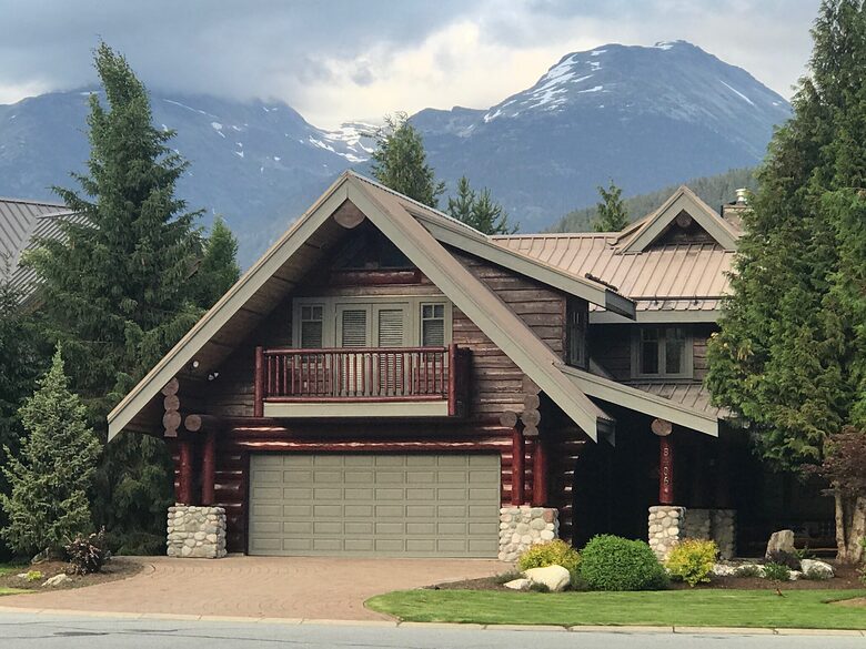 Front of house, summer