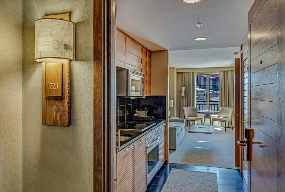 Living room open to kitchen