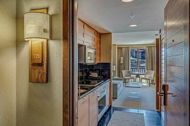 Living room open to kitchen