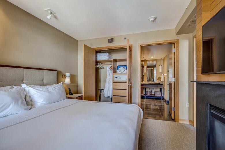 Master bedroom with spacious closet