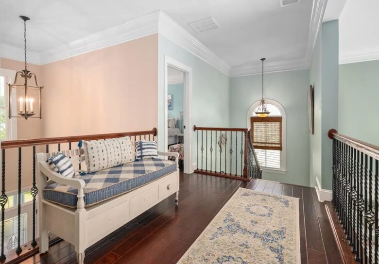 Beautiful breezeway upstairs