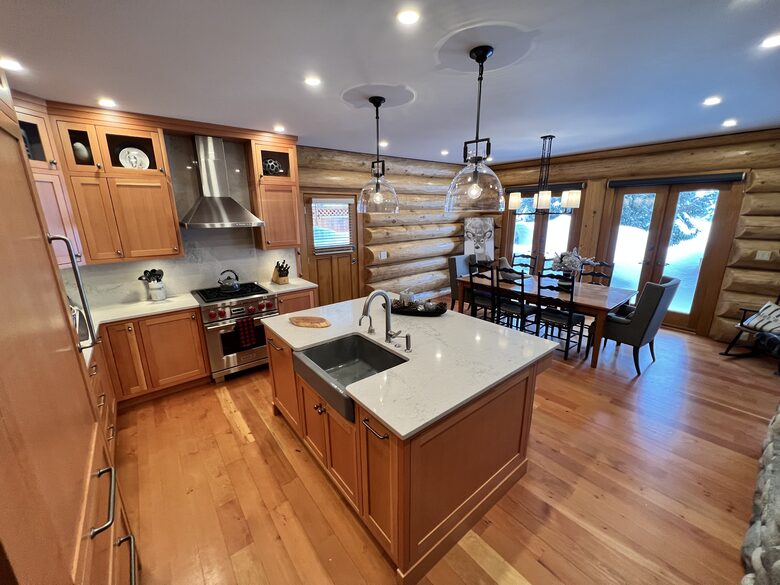 Kitchen and dining area