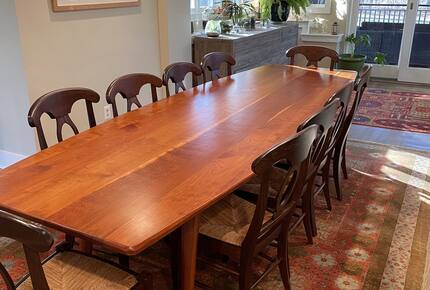 Massive dining room table