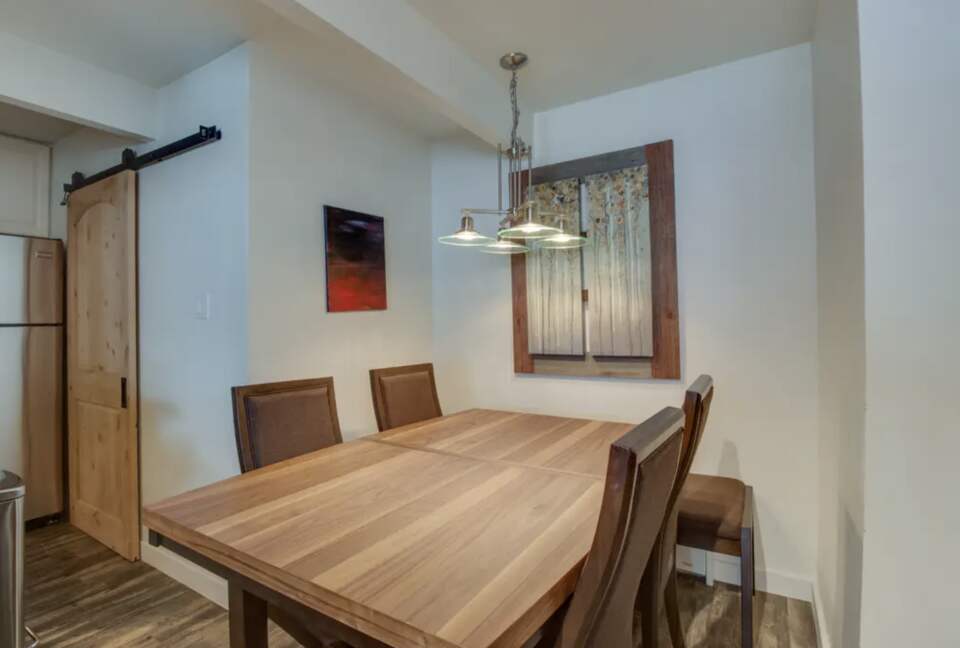 Home Exchange in Aspen, CO, dining table or game table for nights in!