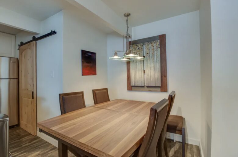 Home Exchange in Aspen, CO, dining table or game table for nights in!