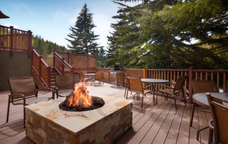 Patio with fire pit