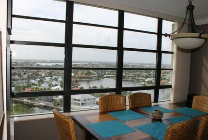 Home Exchange in Marco Island, FL dining room with a view