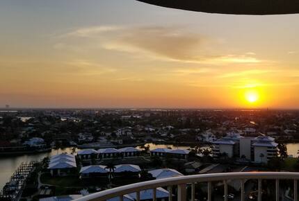 Home Exchange in Marco Island, FL city side view from balcony