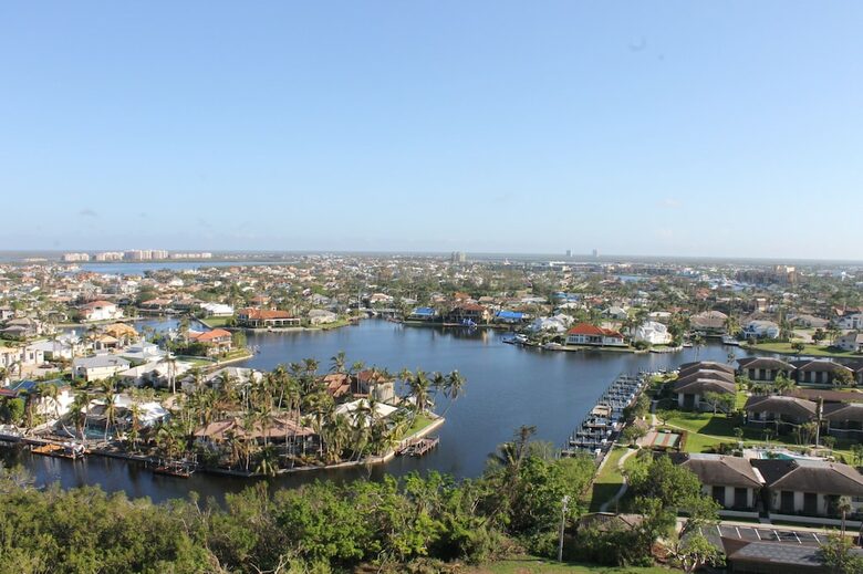 Home Exchange in Marco Island, FL patio views of the bay and Marco