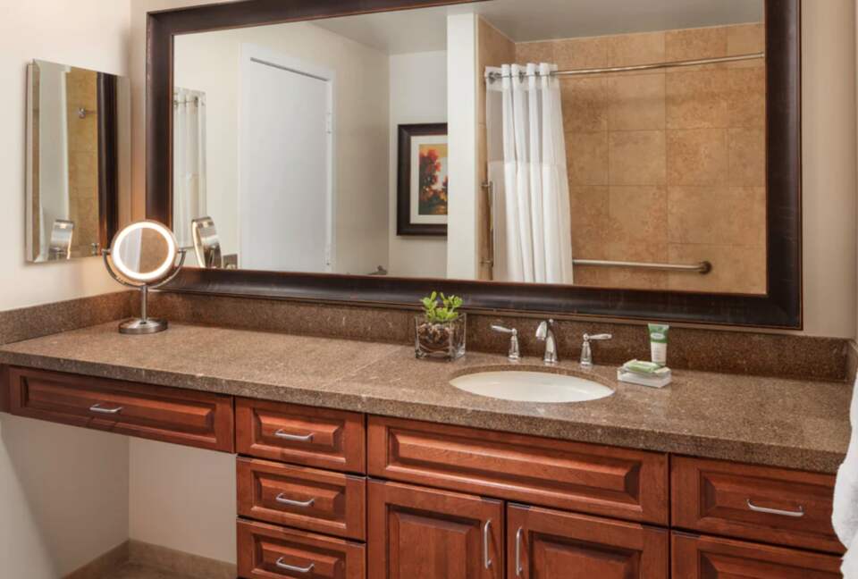 Master bathroom vanity