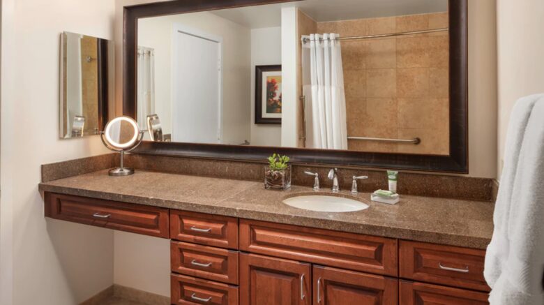 Master bathroom vanity