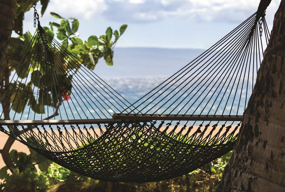 Home Exchange in Maui, HI, hammock with the ocean breeze