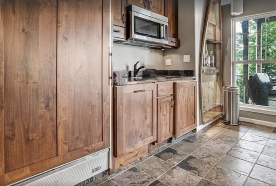 Game room with kitchenette