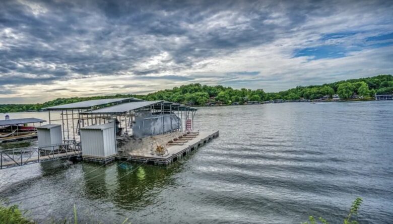Lake view from property