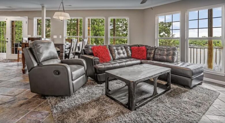 Lower level living room