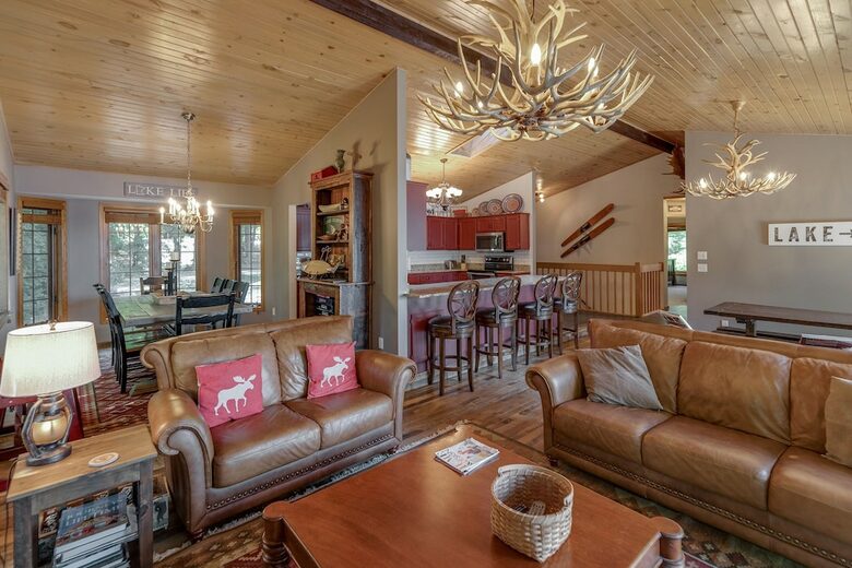 Home Exchange in Nisswa, MN, open concept living