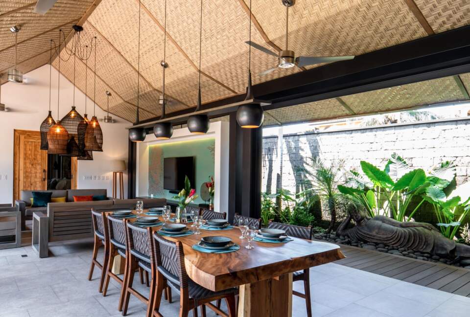 dining and living room