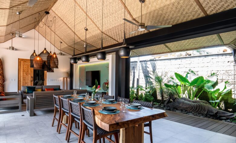 dining and living room