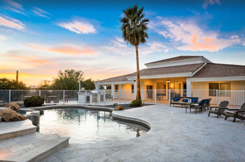 Scottsdale paradise exterior with pool