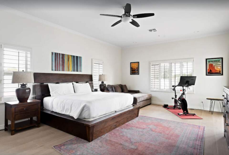 Master bedroom suite