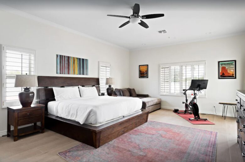 Master bedroom suite