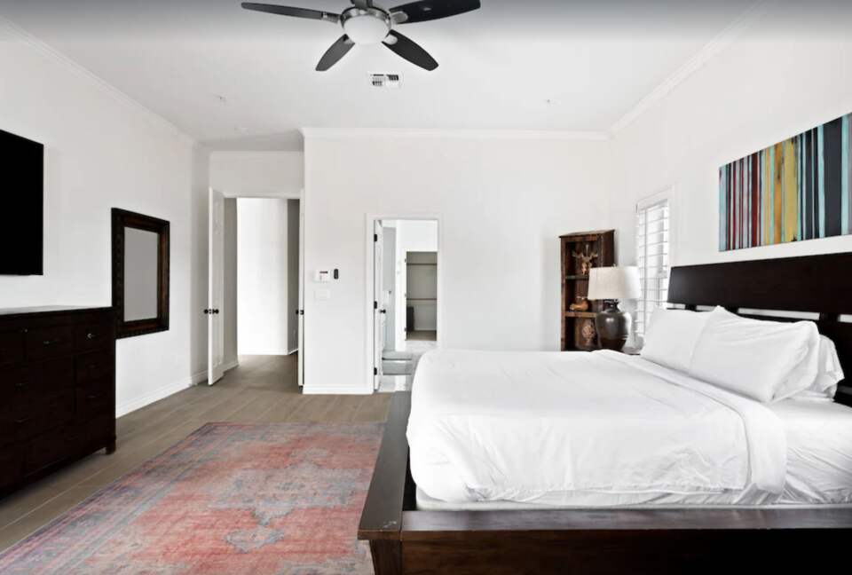 Master bedroom suite