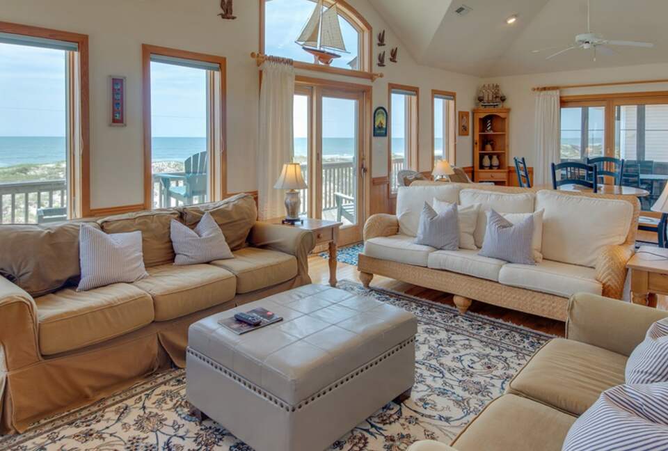 Large open living room